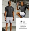 image:imageNORTHYARD Mens UPF 50 Swim Rash Guard Short Sleeve Workout Shirt  Sun UV Protection Quick Dry Athletic Running Gym Beach Work Casual Hiking Cool Lightweight Crew NeckMidnight Heather