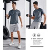 image:imageNORTHYARD Mens UPF 50 Swim Rash Guard Short Sleeve Workout Shirt  Sun UV Protection Quick Dry Athletic Running Gym Beach Work Casual Hiking Cool Lightweight Crew NeckDarkgrey