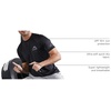 image:imageNORTHYARD Mens UPF 50 Swim Rash Guard Short Sleeve Workout Shirt  Sun UV Protection Quick Dry Athletic Running Gym Beach Work Casual Hiking Cool Lightweight Crew NeckBlack