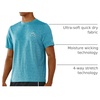 image:imageNORTHYARD Mens UPF 50 Swim Rash Guard Short Sleeve Workout Shirt  Sun UV Protection Quick Dry Athletic Running Gym Beach Work Casual Hiking Cool Lightweight Crew NeckCoral Heather