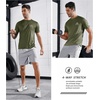 image:imageNORTHYARD Mens UPF 50 Swim Rash Guard Short Sleeve Workout Shirt  Sun UV Protection Quick Dry Athletic Running Gym Beach Work Casual Hiking Cool Lightweight Crew NeckArmygreen