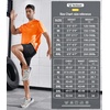 image:imageNORTHYARD Mens UPF 50 Swim Rash Guard Short Sleeve Workout Shirt  Sun UV Protection Quick Dry Athletic Running Gym Beach Work Casual Hiking Cool Lightweight Crew NeckOrange