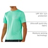 image:imageNORTHYARD Mens UPF 50 Swim Rash Guard Short Sleeve Workout Shirt  Sun UV Protection Quick Dry Athletic Running Gym Beach Work Casual Hiking Cool Lightweight Crew NeckMintgreen