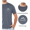 image:imageNORTHYARD Mens UPF 50 Swim Rash Guard Short Sleeve Workout Shirt  Sun UV Protection Quick Dry Athletic Running Gym Beach Work Casual Hiking Cool Lightweight Crew NeckCloud
