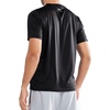 image:imageNORTHYARD Mens UPF 50 Swim Rash Guard Short Sleeve Workout Shirt  Sun UV Protection Quick Dry Athletic Running Gym Beach Work Casual Hiking Cool Lightweight Crew NeckBlack