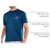 image:imageNORTHYARD Mens UPF 50 Swim Rash Guard Short Sleeve Workout Shirt  Sun UV Protection Quick Dry Athletic Running Gym Beach Work Casual Hiking Cool Lightweight Crew NeckDarkblue