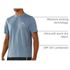 image:imageNORTHYARD Mens UPF 50 Swim Rash Guard Short Sleeve Workout Shirt  Sun UV Protection Quick Dry Athletic Running Gym Beach Work Casual Hiking Cool Lightweight Crew NeckBlue Heather