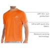 image:imageNORTHYARD Mens UPF 50 Swim Rash Guard Short Sleeve Workout Shirt  Sun UV Protection Quick Dry Athletic Running Gym Beach Work Casual Hiking Cool Lightweight Crew NeckOrange