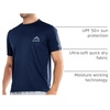 image:imageNORTHYARD Mens UPF 50 Swim Rash Guard Short Sleeve Workout Shirt  Sun UV Protection Quick Dry Athletic Running Gym Beach Work Casual Hiking Cool Lightweight Crew NeckNavy