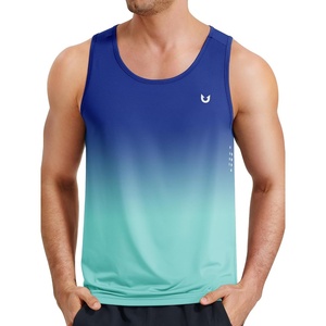image:imageNORTHYARD Mens Tank Top Workout Lightweight Sleeveless Shirt for Running  Gym UPF50 protection moisturewicking quickdry 4way stretch vented back reflective logos Tagless relaxed fitGradientlotusgreen