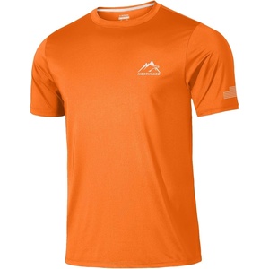 image:imageNORTHYARD Mens UPF 50 Swim Rash Guard Short Sleeve Workout Shirt  Sun UV Protection Quick Dry Athletic Running Gym Beach Work Casual Hiking Cool Lightweight Crew NeckOrange
