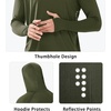 image:imageNORTHYARD Mens Fishing Sun Hoodie Long Sleeve UPF 50 Rash Guard Shirts  Lightweight Quick Dry Swim Shirt UV Protection Breathable Moisture Wicking Swimming Hiking Beach Golf Water SportArmygreen