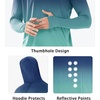 image:imageNORTHYARD Mens Fishing Sun Hoodie Long Sleeve UPF 50 Rash Guard Shirts  Lightweight Quick Dry Swim Shirt UV Protection Breathable Moisture Wicking Swimming Hiking Beach Golf Water SportGradient Lotusgreen