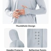 image:imageNORTHYARD Mens Fishing Sun Hoodie Long Sleeve UPF 50 Rash Guard Shirts  Lightweight Quick Dry Swim Shirt UV Protection Breathable Moisture Wicking Swimming Hiking Beach Golf Water SportLightgrey