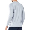image:imageNORTHYARD Mens Sun Protection Shirts UPF 50 Long Sleeve Running Workout  Swim Rash Guard Quick Dry Lightweight Moisture Wicking Cool UV SPF Athletic Hiking Sports Beach Water Fishing SwimmingLightgrey