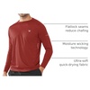 image:imageNORTHYARD Mens Sun Protection Shirts UPF 50 Long Sleeve Running Workout  Swim Rash Guard Quick Dry Lightweight Moisture Wicking Cool UV SPF Athletic Hiking Sports Beach Water Fishing SwimmingRedochre