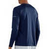 image:imageNORTHYARD Mens Sun Protection Shirts UPF 50 Long Sleeve Running Workout  Swim Rash Guard Quick Dry Lightweight Moisture Wicking Cool UV SPF Athletic Hiking Sports Beach Water Fishing SwimmingNavy