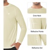 image:imageNORTHYARD Mens Sun Protection Shirts UPF 50 Long Sleeve Running Workout  Swim Rash Guard Quick Dry Lightweight Moisture Wicking Cool UV SPF Athletic Hiking Sports Beach Water Fishing SwimmingOysterwhite