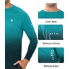 image:imageNORTHYARD Mens Sun Protection Shirts UPF 50 Long Sleeve Running Workout  Swim Rash Guard Quick Dry Lightweight Moisture Wicking Cool UV SPF Athletic Hiking Sports Beach Water Fishing SwimmingGradientlakeblue