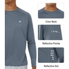 image:imageNORTHYARD Mens Sun Protection Shirts UPF 50 Long Sleeve Running Workout  Swim Rash Guard Quick Dry Lightweight Moisture Wicking Cool UV SPF Athletic Hiking Sports Beach Water Fishing SwimmingCloud