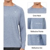image:imageNORTHYARD Mens Sun Protection Shirts UPF 50 Long Sleeve Running Workout  Swim Rash Guard Quick Dry Lightweight Moisture Wicking Cool UV SPF Athletic Hiking Sports Beach Water Fishing SwimmingBlueheather