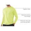 image:imageNORTHYARD Mens Sun Protection Shirts UPF 50 Long Sleeve Running Workout  Swim Rash Guard Quick Dry Lightweight Moisture Wicking Cool UV SPF Athletic Hiking Sports Beach Water Fishing SwimmingLemonyellow