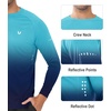 image:imageNORTHYARD Mens Sun Protection Shirts UPF 50 Long Sleeve Running Workout  Swim Rash Guard Quick Dry Lightweight Moisture Wicking Cool UV SPF Athletic Hiking Sports Beach Water Fishing SwimmingGradientdarkblue