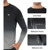 image:imageNORTHYARD Mens Sun Protection Shirts UPF 50 Long Sleeve Running Workout  Swim Rash Guard Quick Dry Lightweight Moisture Wicking Cool UV SPF Athletic Hiking Sports Beach Water Fishing SwimmingGradientblackgrey