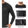 image:imageNORTHYARD Mens Sun Protection Shirts UPF 50 Long Sleeve Running Workout  Swim Rash Guard Quick Dry Lightweight Moisture Wicking Cool UV SPF Athletic Hiking Sports Beach Water Fishing SwimmingBlack