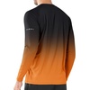 image:imageNORTHYARD Mens Sun Protection Shirts UPF 50 Long Sleeve Running Workout  Swim Rash Guard Quick Dry Lightweight Moisture Wicking Cool UV SPF Athletic Hiking Sports Beach Water Fishing SwimmingGradientblackorange