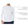 image:imageNORTHYARD Mens Sun Protection Shirts UPF 50 Long Sleeve Running Workout  Swim Rash Guard Quick Dry Lightweight Moisture Wicking Cool UV SPF Athletic Hiking Sports Beach Water Fishing SwimmingWhite