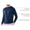 image:imageNORTHYARD Mens Sun Protection Shirts UPF 50 Long Sleeve Running Workout  Swim Rash Guard Quick Dry Lightweight Moisture Wicking Cool UV SPF Athletic Hiking Sports Beach Water Fishing SwimmingNavy