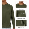image:imageNORTHYARD Mens Sun Protection Shirts UPF 50 Long Sleeve Running Workout  Swim Rash Guard Quick Dry Lightweight Moisture Wicking Cool UV SPF Athletic Hiking Sports Beach Water Fishing SwimmingArmygreen