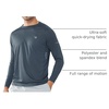 image:imageNORTHYARD Mens Sun Protection Shirts UPF 50 Long Sleeve Running Workout  Swim Rash Guard Quick Dry Lightweight Moisture Wicking Cool UV SPF Athletic Hiking Sports Beach Water Fishing SwimmingDarkgrey