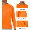 image:imageNORTHYARD Mens Sun Protection Shirts UPF 50 Long Sleeve Running Workout  Swim Rash Guard Quick Dry Lightweight Moisture Wicking Cool UV SPF Athletic Hiking Sports Beach Water Fishing SwimmingOrange