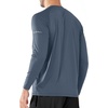 image:imageNORTHYARD Mens Sun Protection Shirts UPF 50 Long Sleeve Running Workout  Swim Rash Guard Quick Dry Lightweight Moisture Wicking Cool UV SPF Athletic Hiking Sports Beach Water Fishing SwimmingCoolgrey
