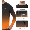 image:imageNORTHYARD Mens Sun Protection Shirts UPF 50 Long Sleeve Running Workout  Swim Rash Guard Quick Dry Lightweight Moisture Wicking Cool UV SPF Athletic Hiking Sports Beach Water Fishing SwimmingGradientblackorange