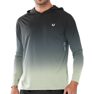 image:imageNORTHYARD Mens Fishing Sun Hoodie Long Sleeve UPF 50 Rash Guard Shirts  Lightweight Quick Dry Swim Shirt UV Protection Breathable Moisture Wicking Swimming Hiking Beach Golf Water SportGradient Darkgrey