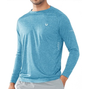 image:imageNORTHYARD Mens Sun Protection Shirts UPF 50 Long Sleeve Running Workout  Swim Rash Guard Quick Dry Lightweight Moisture Wicking Cool UV SPF Athletic Hiking Sports Beach Water Fishing SwimmingCoralheather