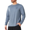 image:imageNORTHYARD Mens Fishing Sun Shirts Long Sleeve Hiking TShirt UPF 50  Quick Dry Graphic Rash Guard UV Protection Lightweight 4Way Stretch Moisture Wicking Camping Traveling Running OutdoorBlueheather