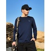 image:imageNORTHYARD Mens Fishing Sun Shirts Long Sleeve Hiking TShirt UPF 50  Quick Dry Graphic Rash Guard UV Protection Lightweight 4Way Stretch Moisture Wicking Camping Traveling Running OutdoorNavy
