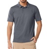 image:imageNORTHYARD Mens Golf Polo Shirt Short Sleeve Quick Dry Casual Shirts  Moisture WickingCollaredMachine WashLightweightActivewear PerformanceBusinessHikingTennis TshirtDark Grey