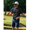 image:imageNORTHYARD Mens Golf Polo Shirt Short Sleeve Quick Dry Casual Shirts  Moisture WickingCollaredMachine WashLightweightActivewear PerformanceBusinessHikingTennis TshirtBlack
