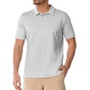 image:imageNORTHYARD Mens Golf Polo Shirt Short Sleeve Quick Dry Casual Shirts  Moisture WickingCollaredMachine WashLightweightActivewear PerformanceBusinessHikingTennis TshirtLight Grey