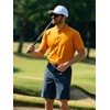 image:imageNORTHYARD Mens Golf Polo Shirt Short Sleeve Quick Dry Casual Shirts  Moisture WickingCollaredMachine WashLightweightActivewear PerformanceBusinessHikingTennis TshirtOrange
