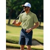 image:imageNORTHYARD Mens Golf Polo Shirt Short Sleeve Quick Dry Casual Shirts  Moisture WickingCollaredMachine WashLightweightActivewear PerformanceBusinessHikingTennis TshirtLight Green