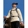image:imageNORTHYARD Mens Lightweight Waffle Fleece Hoodie Running Workout Pullover  Long Sleeve Athletic Sweatshirt Breathable Thin Fleece Lining Buckle Hood Thumb Holes Hidden Zip Pocket Gym Hiking GolfLightkhaki
