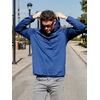 image:imageNORTHYARD Mens Lightweight Waffle Fleece Hoodie Running Workout Pullover  Long Sleeve Athletic Sweatshirt Breathable Thin Fleece Lining Buckle Hood Thumb Holes Hidden Zip Pocket Gym Hiking GolfRoyalblue