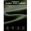 image:imageNORTHYARD Mens Lightweight Waffle Fleece Hoodie Running Workout Pullover  Long Sleeve Athletic Sweatshirt Breathable Thin Fleece Lining Buckle Hood Thumb Holes Hidden Zip Pocket Gym Hiking GolfArmygreen