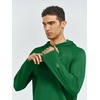 image:imageNORTHYARD Mens Lightweight Waffle Fleece Hoodie Running Workout Pullover  Long Sleeve Athletic Sweatshirt Breathable Thin Fleece Lining Buckle Hood Thumb Holes Hidden Zip Pocket Gym Hiking GolfEvergreen